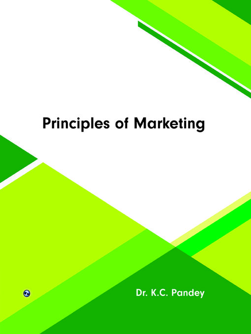 Title details for Principles of Marketing by K.C.Pandey - Wait list